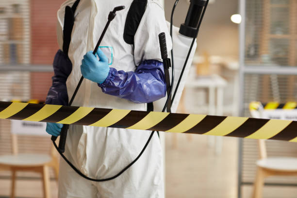 Professional Blood Cleanup technician working in Menlo Park, CA